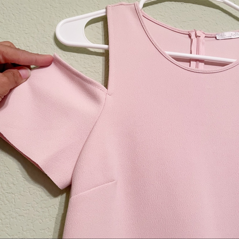 Zara Pink Romper Size Medium - Picture 3 of 7